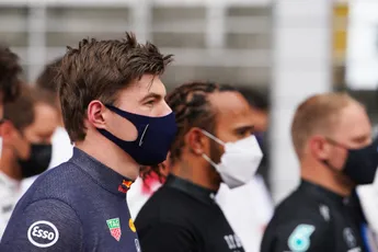 Verstappen over privéleven Hamilton: 'Daar ben ik dan totaal niet mee bezig'