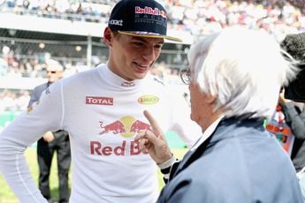 Ecclestone zet 'supergoede' Verstappen niet bovenaan zijn lijstje: ‘Ik denk dat hij de beste was’