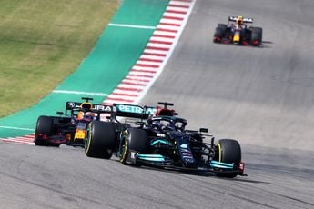 Mercedes relativeert gat naar Red Bull: 'Wij forceerden ze om risico te nemen'