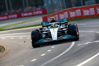 Mercedes rustte W13 Hamilton tijdens GP Australië uit met sensoren voor dataverzameling