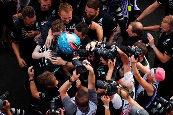 Zaterdag GP Hongarije | Russell verzilvert eerste pole van carrière op dag van blamage van Red Bull