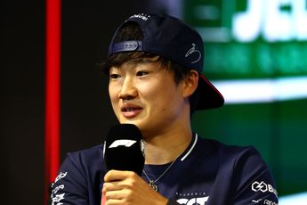 Tsunoda verrast over tempo in Jeddah: 'Dat had ik eerlijk gezegd niet verwacht'