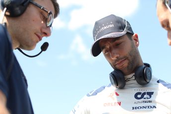 Ricciardo hoopte even op punten: 'Zo slecht is de auto niet, de balans was vrij goed'
