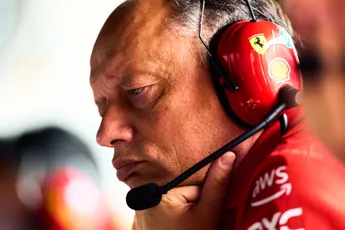 Vasseur roept op tot regelwijziging na 'geheime test' Verstappen: 'Draait duidelijk om ontwikkeling'