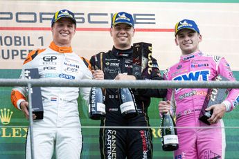 Porsche Supercup GP België | Van Eijndhoven laat zien wat hij in huis heeft, King houdt Ten Voorde achter zich