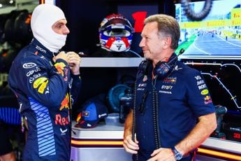 Horner met sneer na geruchten over Verstappen: 'Wolffs auto deed het anders ook niet zo goed'