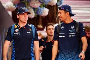 Albon voelt de spanning: 'Duidelijk druk bij RB-coureurs om dat stoeltje naast Verstappen te bemachtigen'