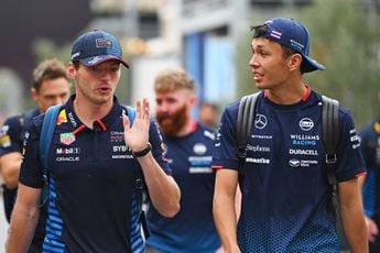 F1 in het kort | Albon weet dat Verstappen lastig aan te vallen is: 'Een van de meeste agressieve verdedigers'