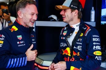 Horner baalt van slordigheidje Verstappen: 'Niet zijn allerbeste ronde'