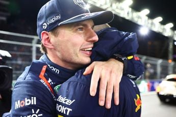 Verstappen heeft de lolbroek aan: 'Iedereen werkt nog, en Lambiase is al op vakantie!'