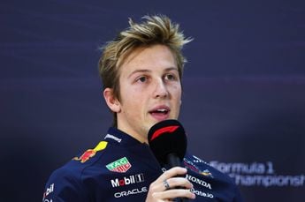 Lawson wat optimistischer dan Verstappen: 'Max weet natuurlijk heel goed waar we stonden'