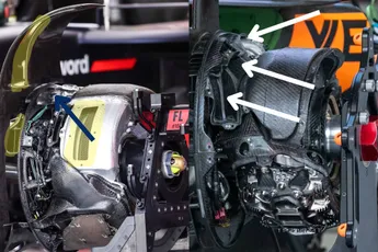 De remtrommels van McLaren die helpen bij extreem goed bandenmanagement, Red Bull hoopt af te kijken