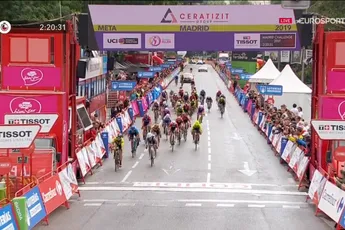 Lange sprint Hosking goed voor winst in Madrid Challenge, Brennauer eindwinnares