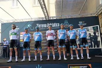 Israel Cycling Academy kent geen oponthoud in Giro d’Italia: 'nul lekke banden'