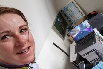 #Stayathome: Van Vleuten tussen de dozen, De Vreese doet Naesen-challenge