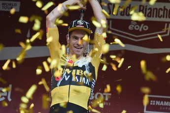 Van Aert moet nog twee kilo kwijt: 'Nu nog niet goed genoeg om te winnen'