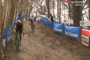 Van Aert de beste sneeuw- en zandman in Zilvermeercross Mol, David van der Poel vierde