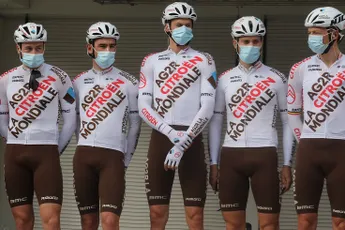 Aanvallersploeg AG2R Citroën aangevoerd door Champoussin en Gallopin in Giro d'Italia