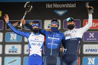 Reacties Omloop Het Nieuwsblad | GvA en Kooij in problemen na aanval Alaphilippe