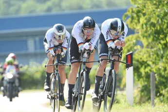 Walscheid wint zilver tijdens eerste gemengde tijdrit: 'Had gehoopt op meer bochten'