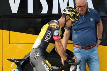 Groenewegen berust in tweede plek achter Philipsen en rijdt Parijs-Roubaix