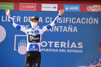 Storer prijst Team DSM na veroveren Vuelta-bergtrui: 'Deze is echt voor de hele ploeg'