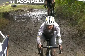 Brand stoomt bij veldritrentree naar zege in doorregende Superprestige-cross in Gieten