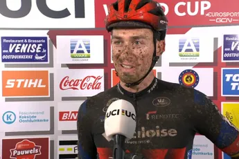 Aerts verrast na 'korte' cross in Koksijde: 'Had niet door dat het nog maar één ronde was'