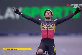 Sterke Van Aert kreeg wake-up call: 'Moeilijk om concentratie te houden'