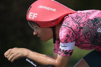 Bissegger houdt Ganna af in tijdrit: 'Wist dat ik erg goed had gereden'