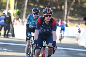 Battistella en Hayter completeren podium achter Gaudu: 'Ik maakte een fout'