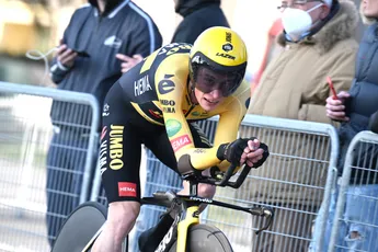Vingegaard voelde zich 'niet supergoed' in tijdrit Tirreno: 'Was heel zwaar'