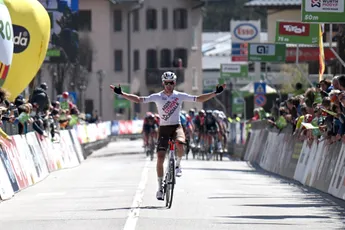 Bouchard houdt peloton net af in openingsrit Tour of the Alps en pakt eerste profzege