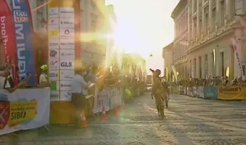 Slotetappe Sibiu Tour gaat naar vluchter Gandin; Aleotti eindwinnaar