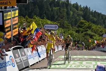 Pogacar klopt Vingegaard in de slotmeters na nagelbijtende finale op La Planche des Belles Filles