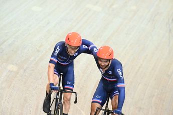 Frankrijk wint Madison voor mannen, Nederland verspeelt in de finale het podium