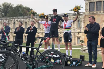 Vermeersch bedankt gevallen en leeggereden Van der Poel voor podiumplek in Serenissima Gravel