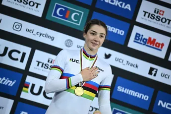 Italiaans podium in Thüringen Ladies Tour, voormalig baanwereldkampioene Scratch Martina Fidanza zegeviert