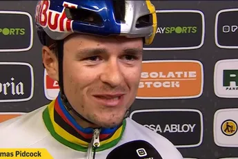 Pidcock vierde in Heusden-Zolder: 'Mathieu en Wout waren al vertrokken voordat ik hen überhaupt kon zien'