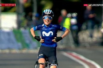 Mackaij en Lippert beginnen avontuur bij Movistar briljant met één-tweetje in Vuelta CV Feminas