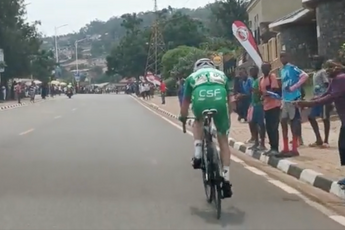 Tarozzi pakt uit met solo in zesde etappe Ronde van Rwanda, Lecerf verliest leiderstrui