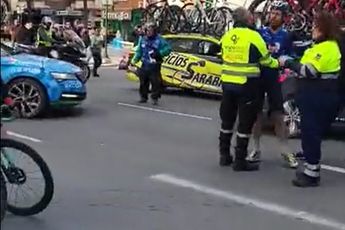 🎥 José Joaquín Rojas scheldt Warren Barguil de huid vol na valpartij in Vuelta a Murcia