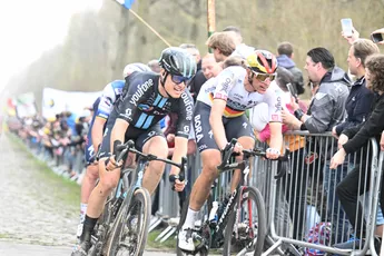 20-jarige Lund Andresen knap tweede achter Démare: 'Zat de laatste 50 kilometer op het randje van kramp'