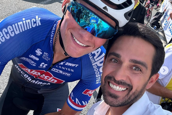 📸 Legend meets legend: Contador en Van der Poel samen op de foto in Tour de France