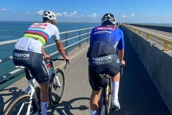 David van der Poel 'is nooit jaloers geweest op Mathieu', al had hij het fijn gevonden om eens met zijn benen te koersen