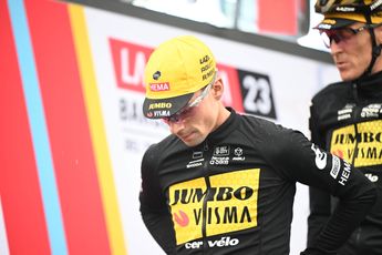 Alleen maar schaafwonden? Roglic stelt nog aardig wat last te hebben van valpartij op Vuelta-dag twee