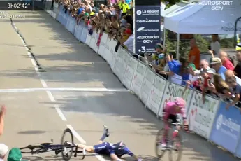 Cepeda klopt Storer in sprint-à-deux in tweede rit Tour de l'Ain, Australiër al vallend over de meet