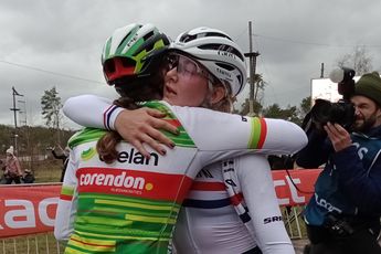Bäckstedt was in tears after drama-filled day in Namur, but found support in cyclo-cross friend: "Manon is always there for me"
