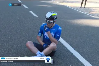 Domper op Movistar-feestvreugde: Aranburu breekt sleutelbeen bij akelige val in Trofeo Andratx