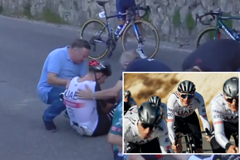 Bax far from back after hard crash with Evenepoel: "They cut some muscles and hammered a pin into the bone"